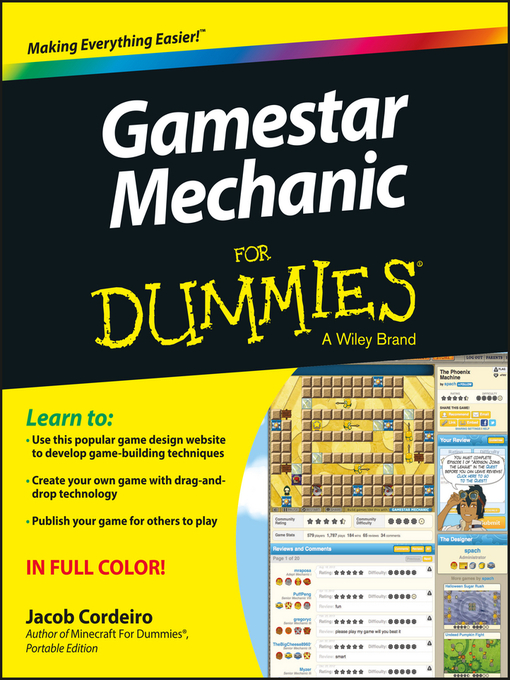 Title details for Gamestar Mechanic For Dummies by Jacob Cordeiro - Available